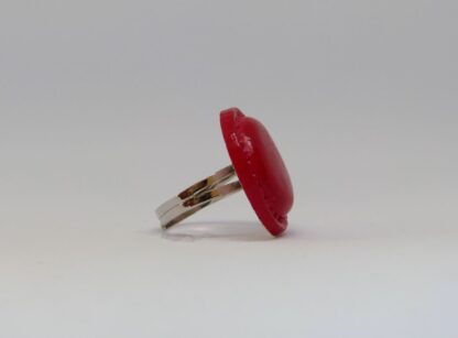 Bague Cuir Rouge – Image 3