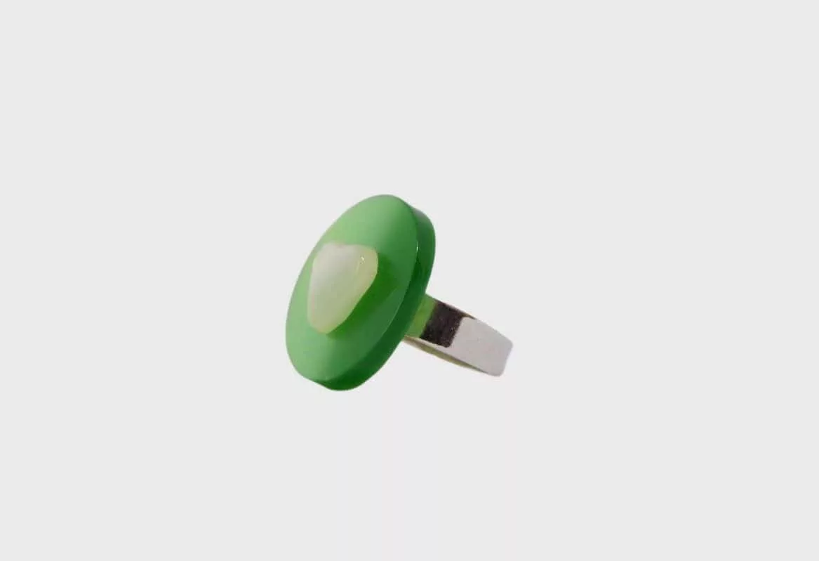 Bague Cœur de Menthe