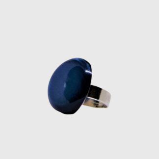 bague bleue réglable