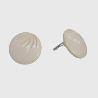 boucles d'oreilles blanches clips