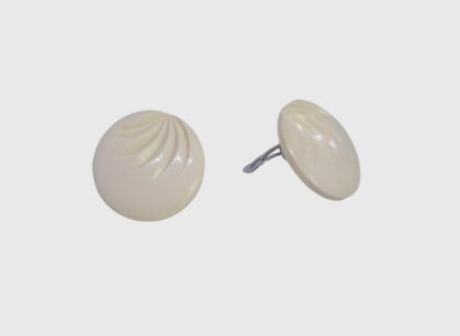 boucles d'oreilles blanches clips