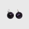 boucles d'oreilles dormeuses violettes