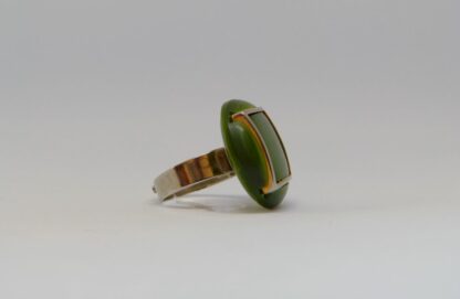 Bague Carré Vert – Image 3