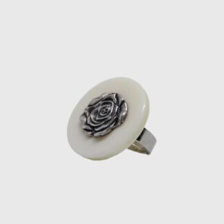 Bague Rose Argent