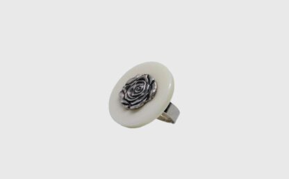 Bague Rose Argent