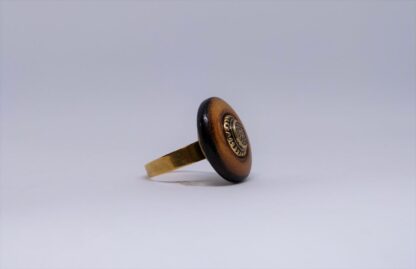 Bague bois et métal