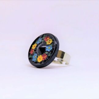 bague fleurs des champs