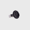 bague fleur noire
