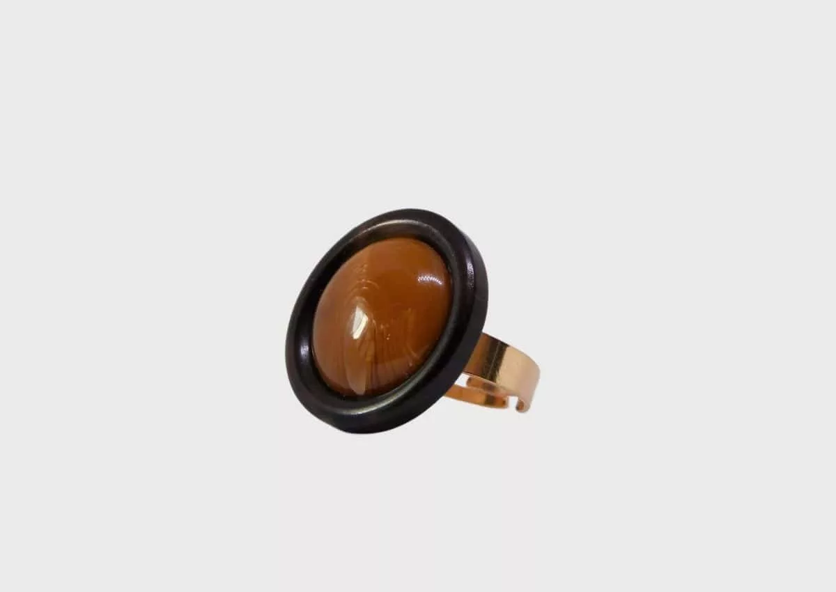 Bague Double Caramel