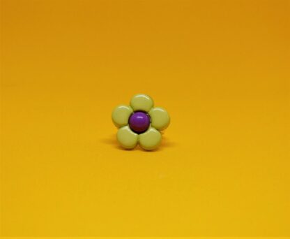 Bague Enfant Fleur Verte – Image 2