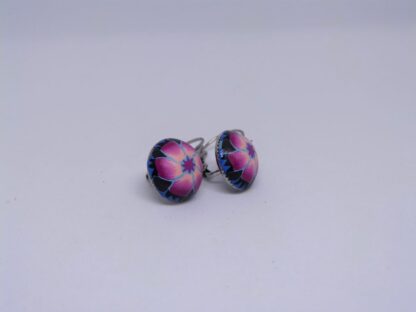 boucles d'oreilles Fuchsia – Image 3