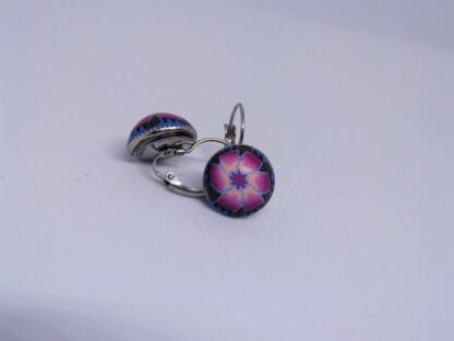 boucles d'oreilles Fuchsia – Image 2