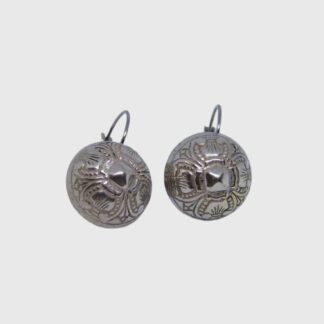 boucles d'oreilles dormeuses argentées