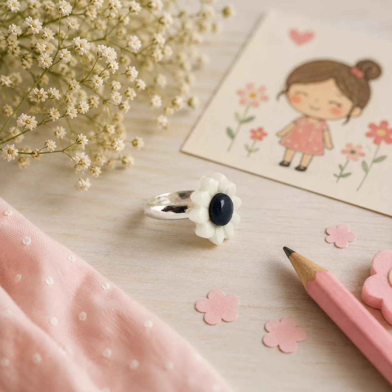 Bague Enfant Marguerite – Image 3