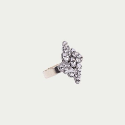 Bague losange strass