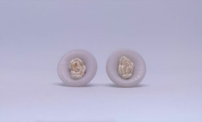 Boucles d'oreilles Blanc d'Eté – Image 2