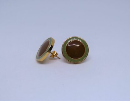Boucles d'oreilles Kaki – Image 3