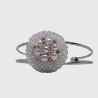 bracelet blanc upcycling