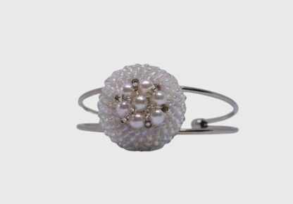bracelet blanc upcycling