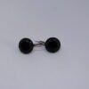 Boucles d'oreilles Verre Noir – Image 4