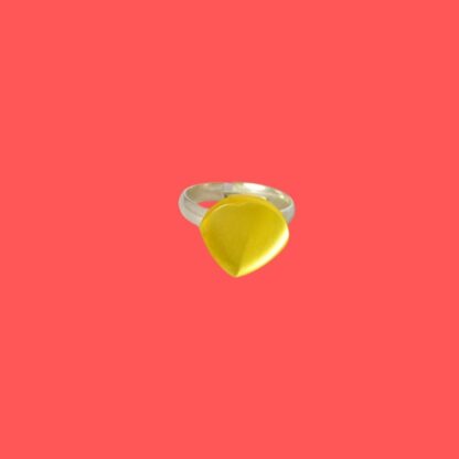 bague enfant diamant jaune