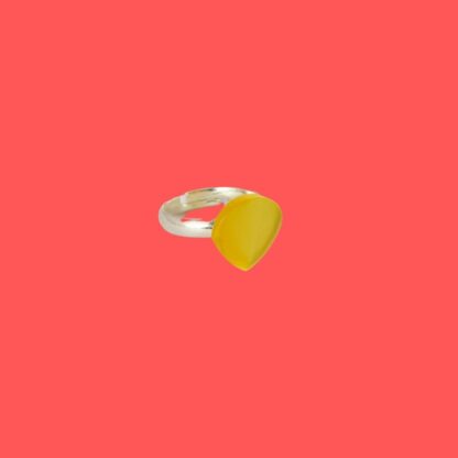 bague enfant diamant jaune