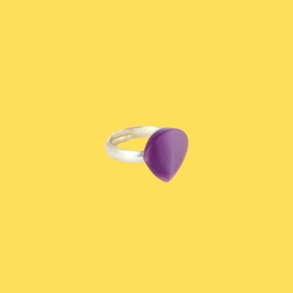 bague enfant diamant violet