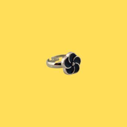Bague Enfant Fleur Bleue – Image 3