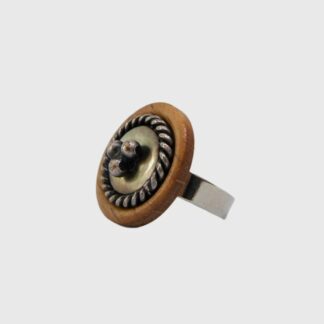 Bague Grains d'Acier
