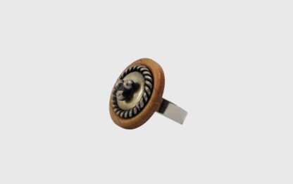 Bague Grains d'Acier