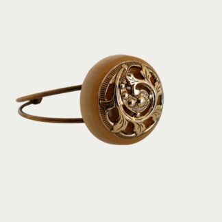 bracelet feuille dorée