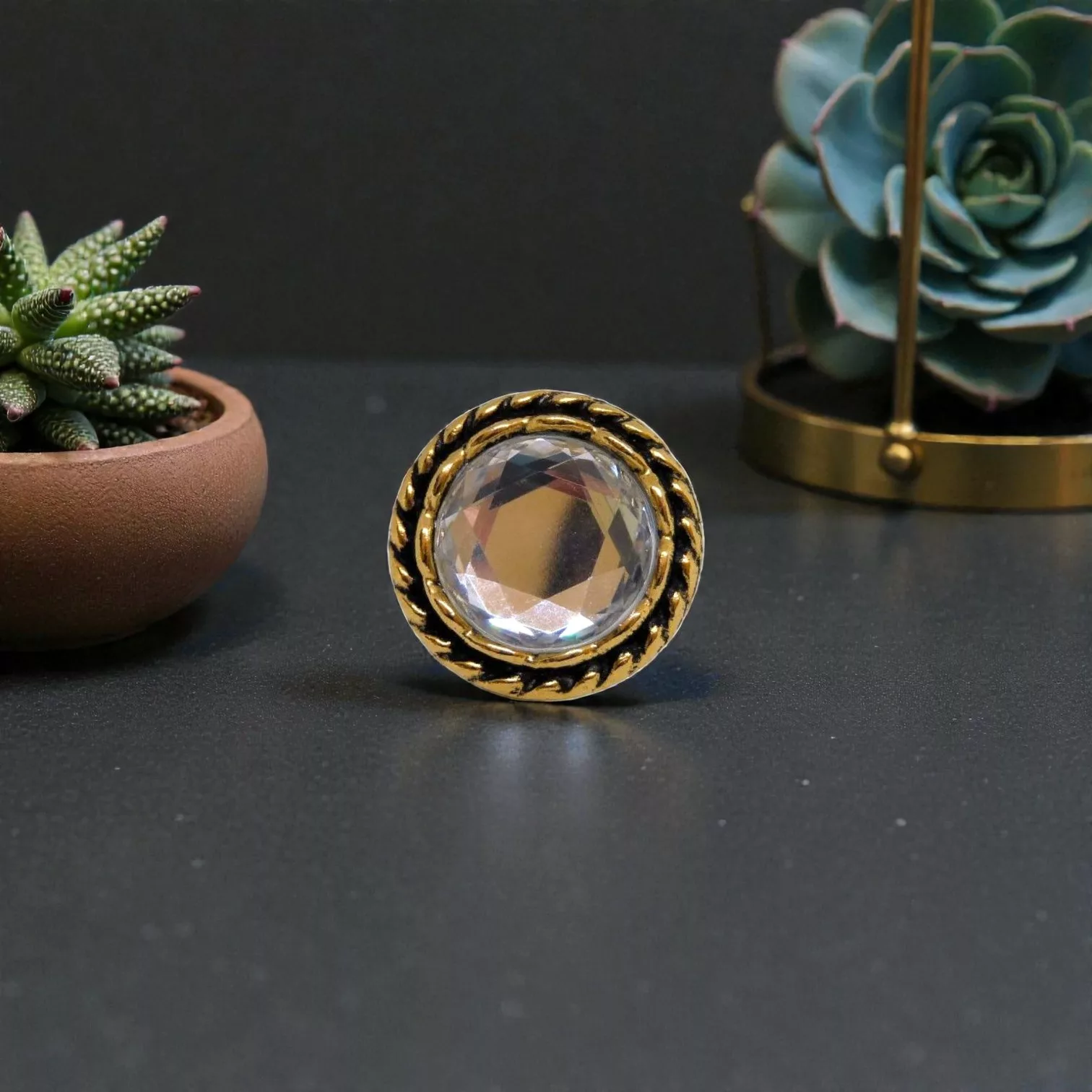 bague facettes