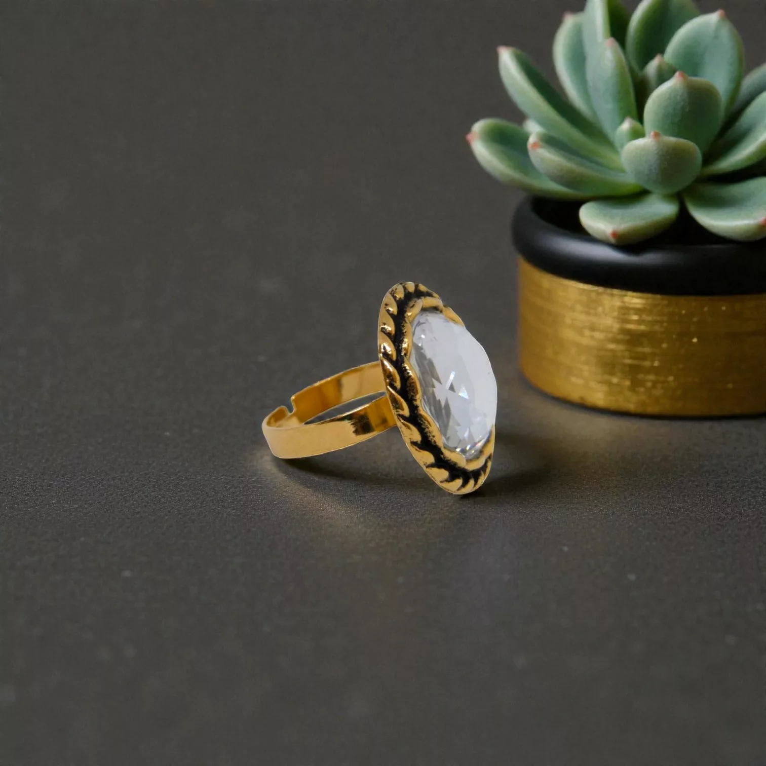 bague facettes