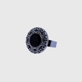 bague bouton réglable