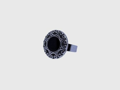 bague bouton réglable