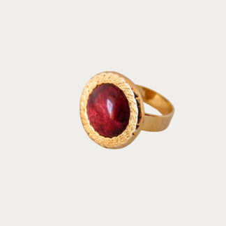 bague rouge pourpre