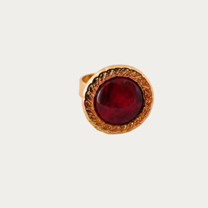 bague rouge pourpre