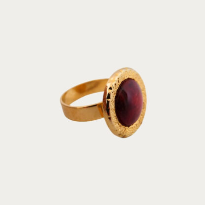 bague rouge pourpre