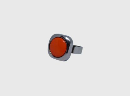 bague orange vintage