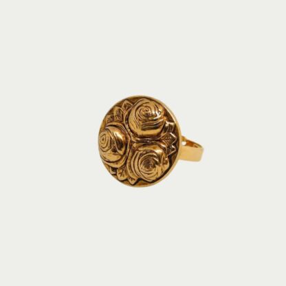 bague trois roses