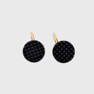 boucles d'oreilles dormeuses en verre