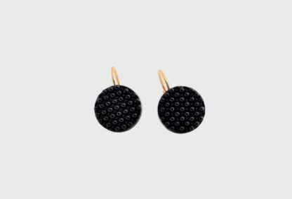 boucles d'oreilles dormeuses en verre