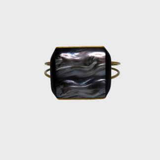 bracelet rectangulaire en nacre