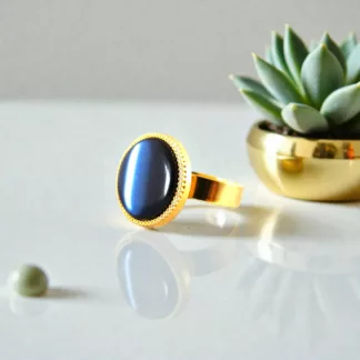 bague bleue