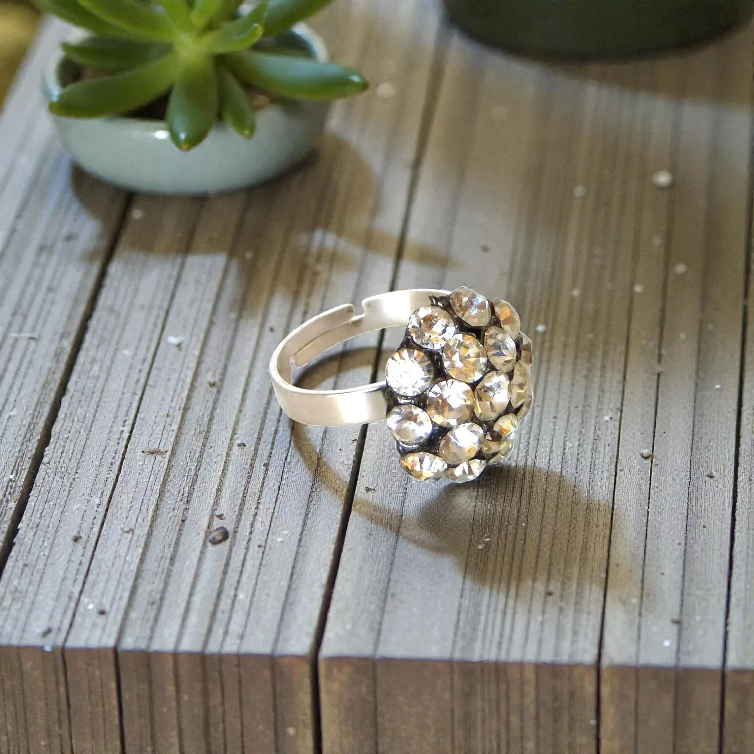 bague en strass