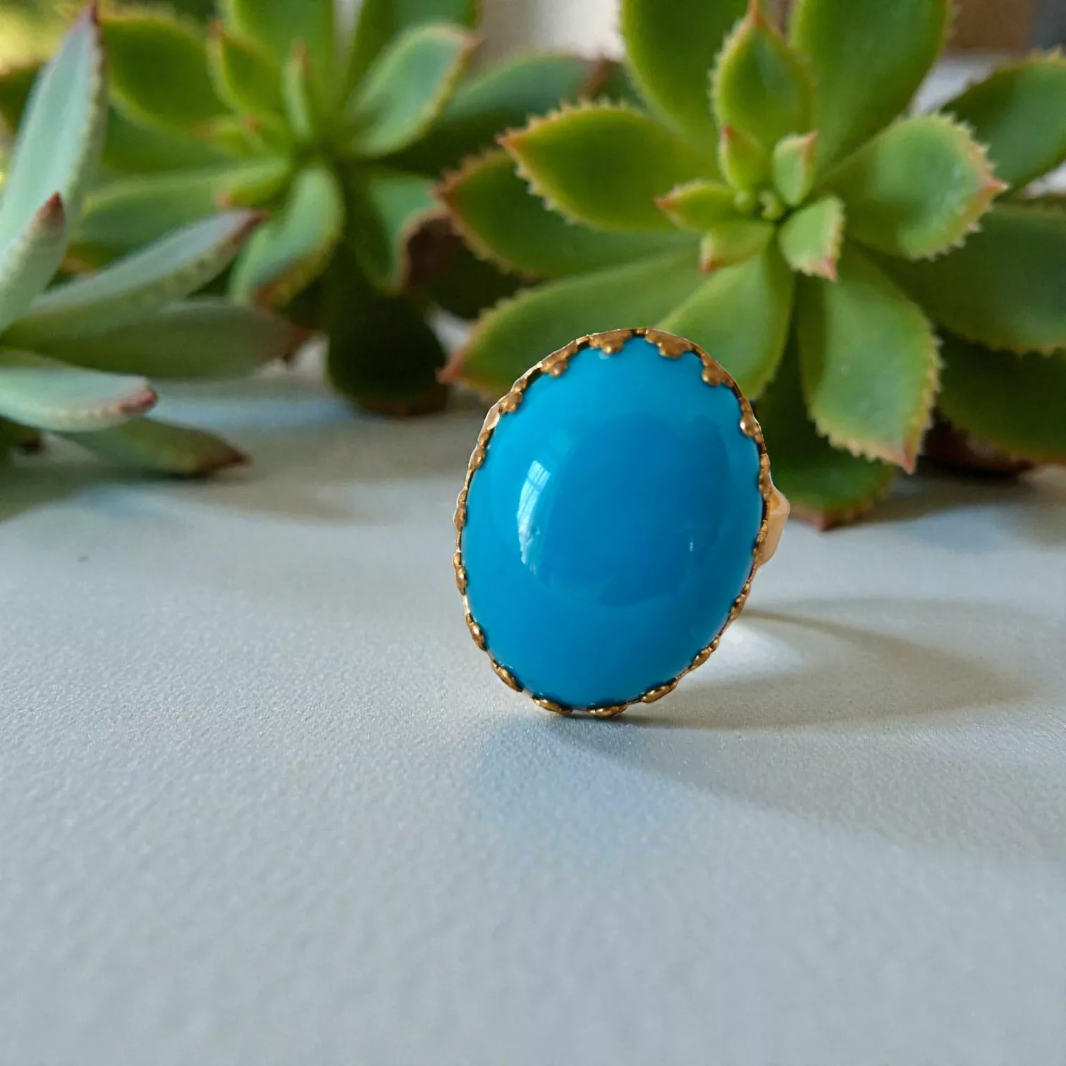 bague turquoise