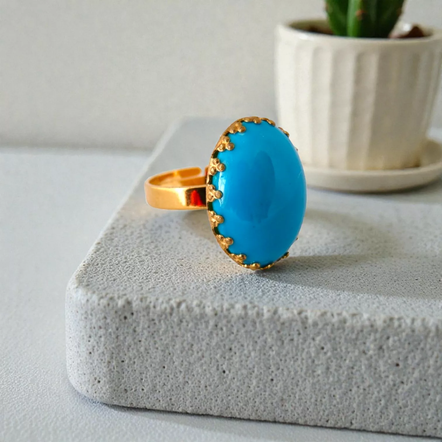 bague turquoise