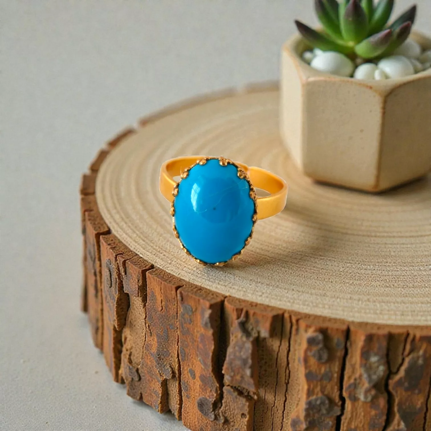 bague turquoise
