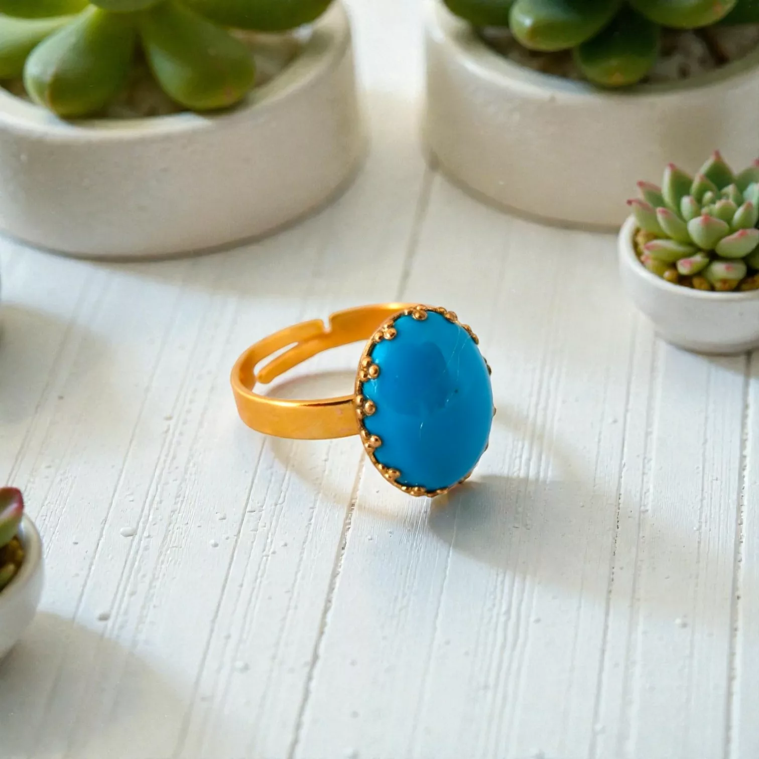 bague turquoise