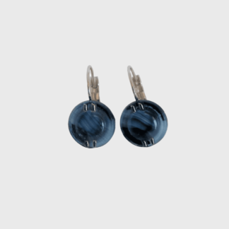 boucles d'oreilles bleues